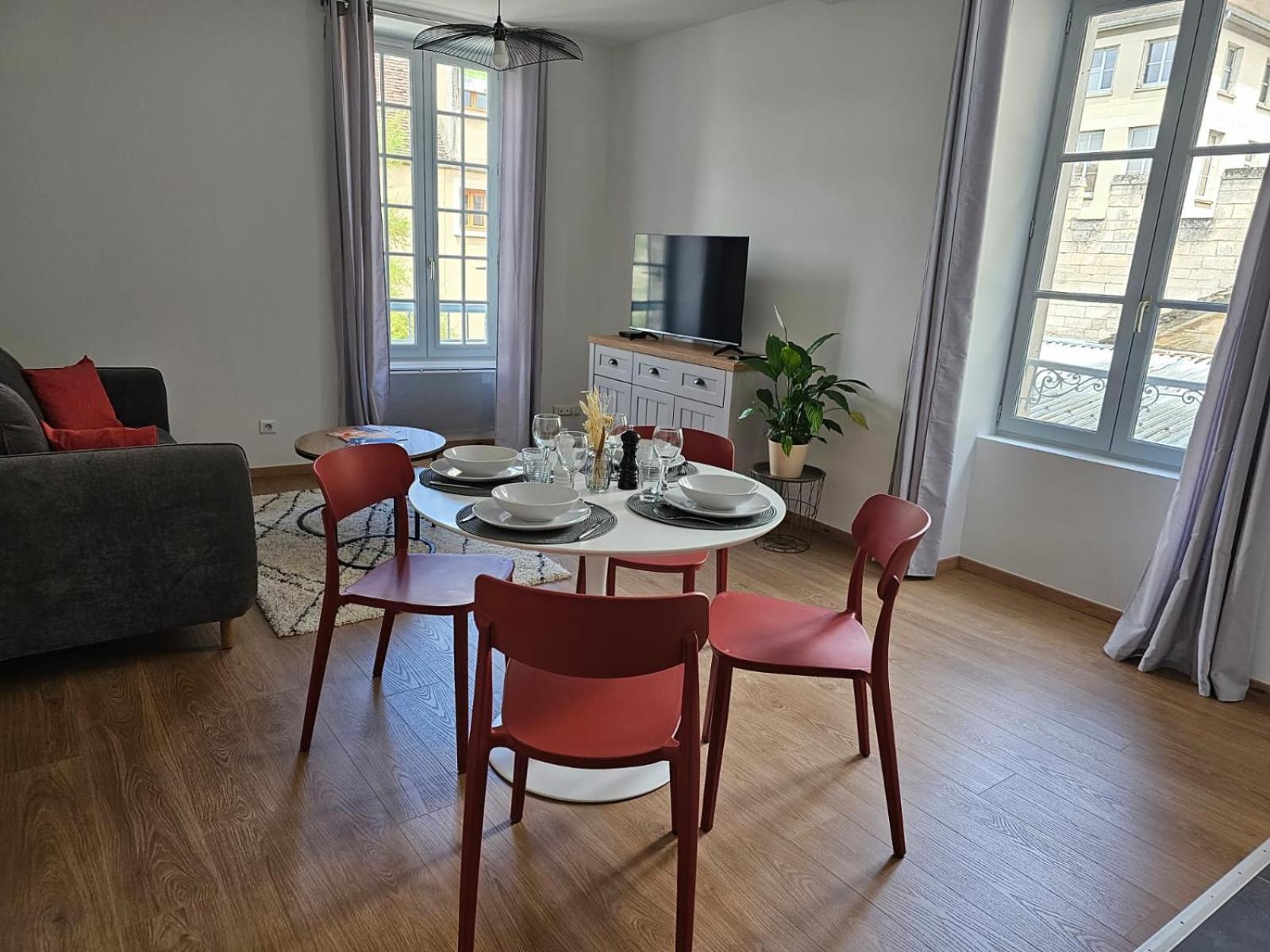 Aux'Cerfs - A Deux Pas De L'Abbaye Appartement Auxerre Buitenkant foto